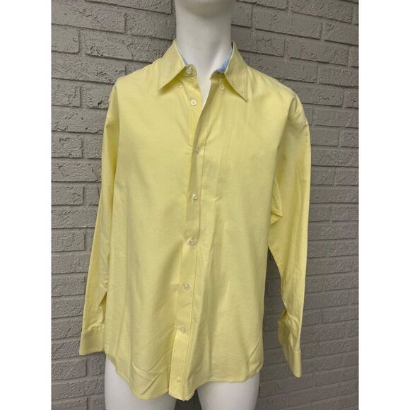 Vineyard Place Men Yellow Long Sleeve Shirt Size XXL - Picture 1 of 10